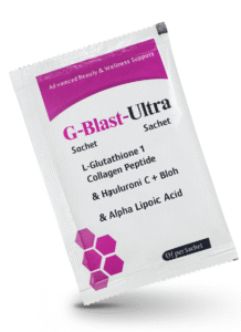 G-Blast Ultra Sachet – Glutathione, Collagen & Vitamin C Skin Brightening Formula
