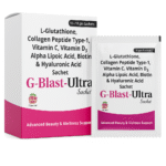 G-Blast Ultra Sachet – Glutathione, Collagen & Vitamin C Skin Brightening Formula - Image 3